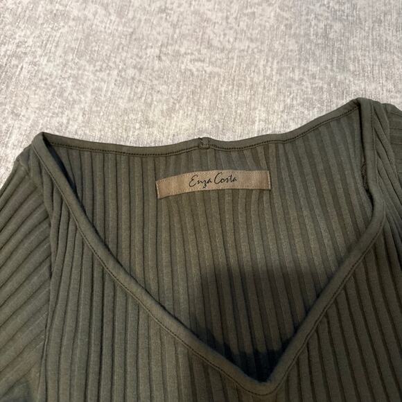 Enza Costa Ribbed Maxi Dress - Picture 2 of 4